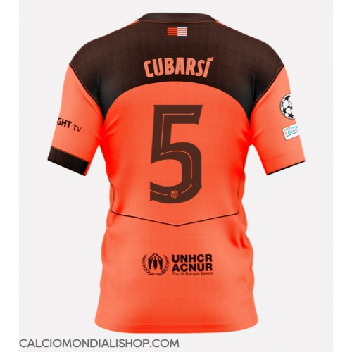 Maglie da calcio Barcelona Pau Cubarsi #5 Terza Maglia 2025-26 Manica Corta